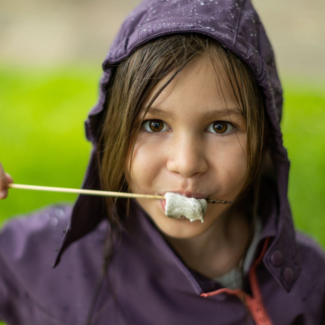 Planning For Your Easter Holidays Adventure - Girl eating a marshmallow