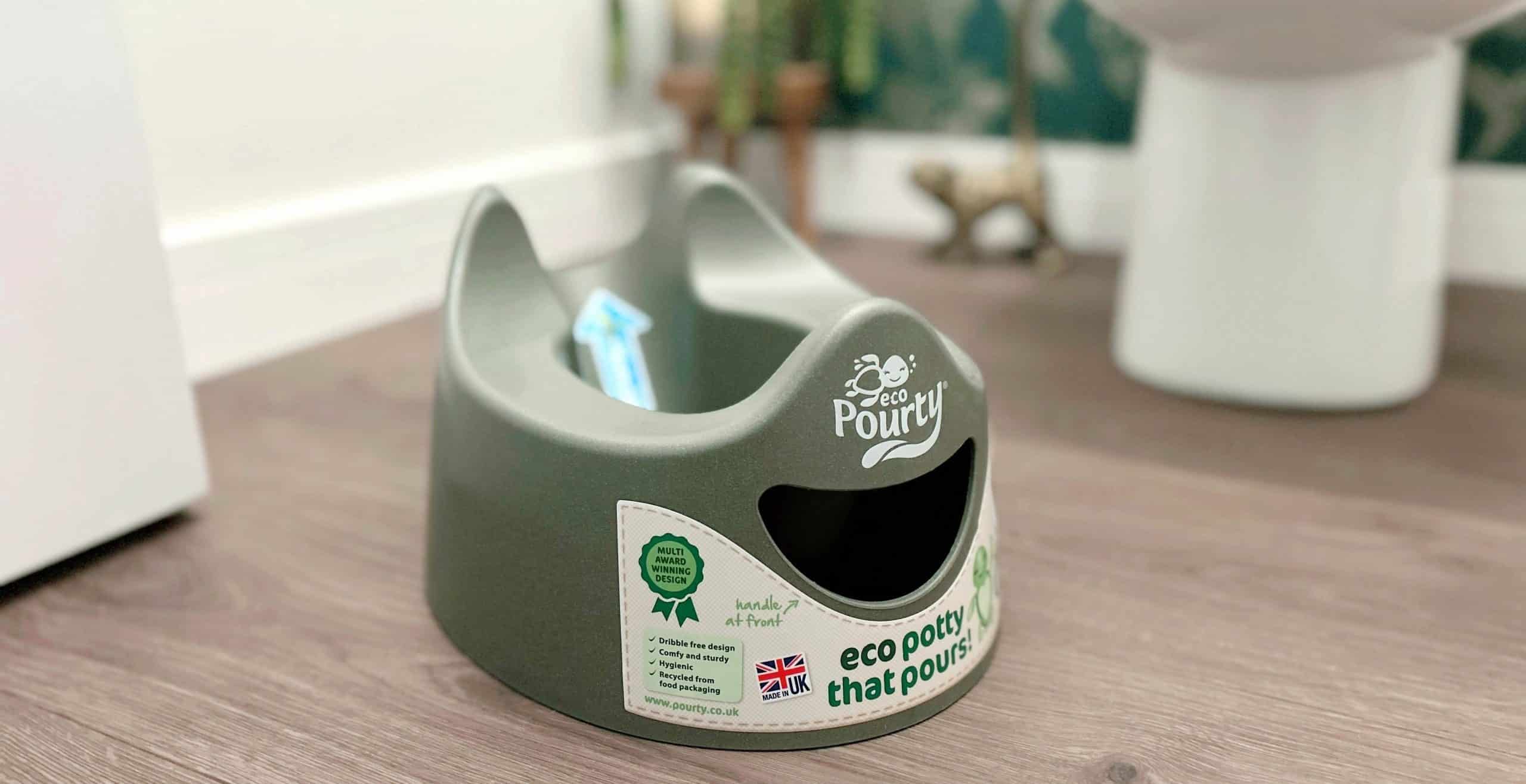 Eco Pourty Potty in bathroom