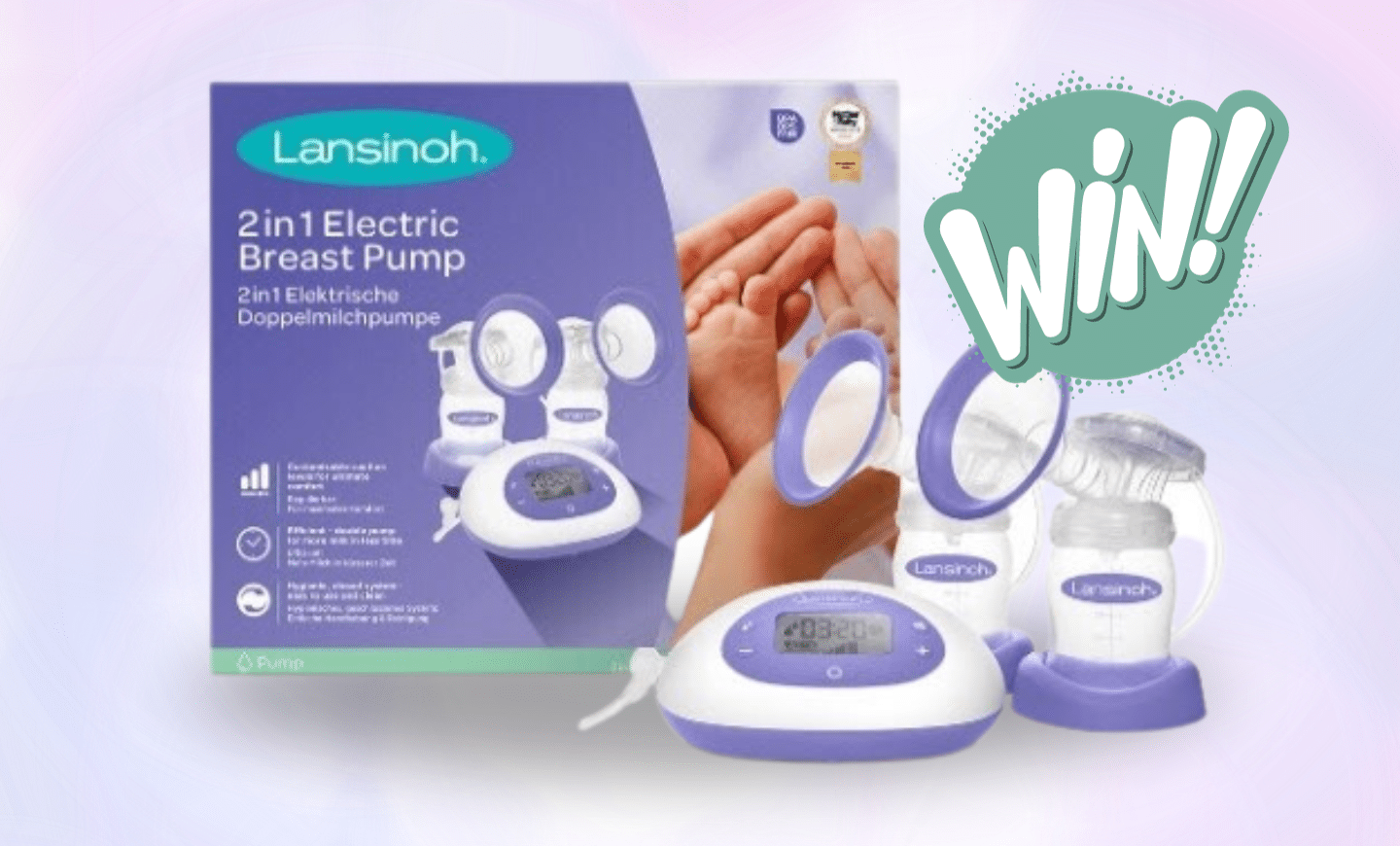 Lansinoh 2-in-1 Breast Pump Competition