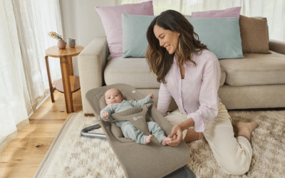 Ergobaby Launch Bouncer with Superior Orthopaedic Support